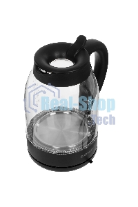 Чайник электрический Polaris PWK-1797-СGL, 2200вт, 1,8л, стекло, черный