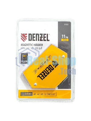 Фиксатор магнитный Denzel для сварочных работ усилие 25 LB, 30х45х60х75х90х135 град.