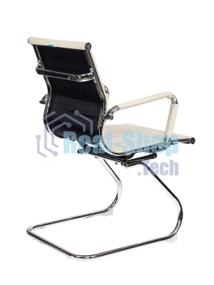 Кресло компьютерное Бюрократ CH-883-LOW-V/IVORY низкая спинка слоновая кость искусственная кожа