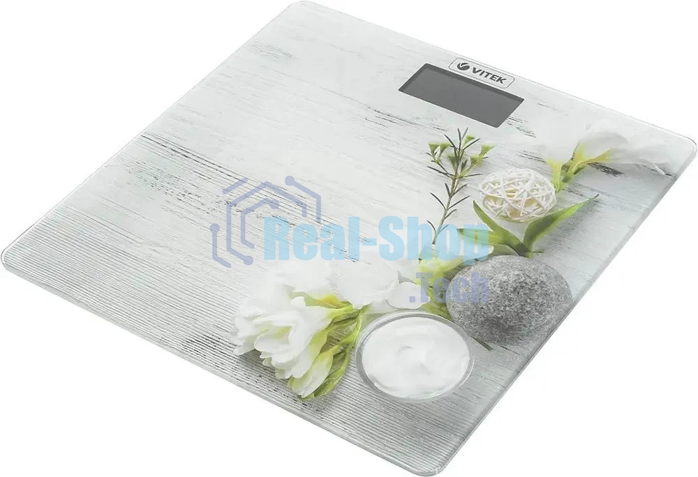 Весы напольные Vitek VT-8077(MC) / Максимальный вес 180 кг.Индикатор перегрузки и разряда батареи.