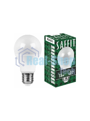 Лампа светодиодная SAFFIT SBA6015 (55012) 15Вт Е27 дневной