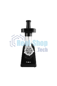 Мясорубка электрическая Blackton Bt MG1110 черный/серый, 1200Вт, производительность до 1.5 кг/мин / Количество скоростей: 1 / Функция реверса / DualProtect технология: защита от перегрузки и перегрева / Прорезиненные ножки / Материал корпуса: пластик / Ма