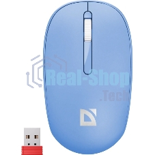 Мышь беспроводная Defender Smart MM-396 синий, 1600 dpi, радиоканал, Bluetooth, USB, кнопки - 3