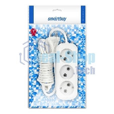 Удлинитель бытовой Smartbuy (SBE-10-3-1.5-N) 3 гнз х 1,5 м (10А/2.2 кВт, ПВС 2х1.0)