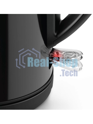 Чайник электрический Bosch TWK3P423 1.7 л, 2400 Вт, черный (корпус: нержавеющая сталь)