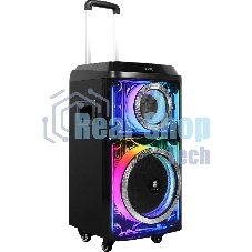 Колонка портативная Ural 103 черный 1200W 1.1 BT/3.5Jack/USB-C 15м 7000mAh