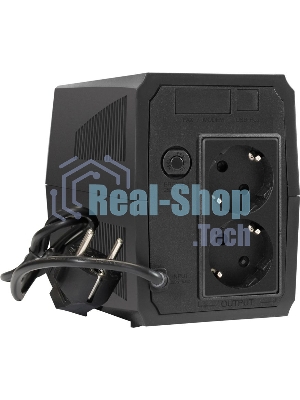 Источник бесперебойного питания ExeGate SpecialPro UNB-500.LED.AVR.2SH / 500 ВА / 300 Вт / 2 x CEE 7 (евророзетка)