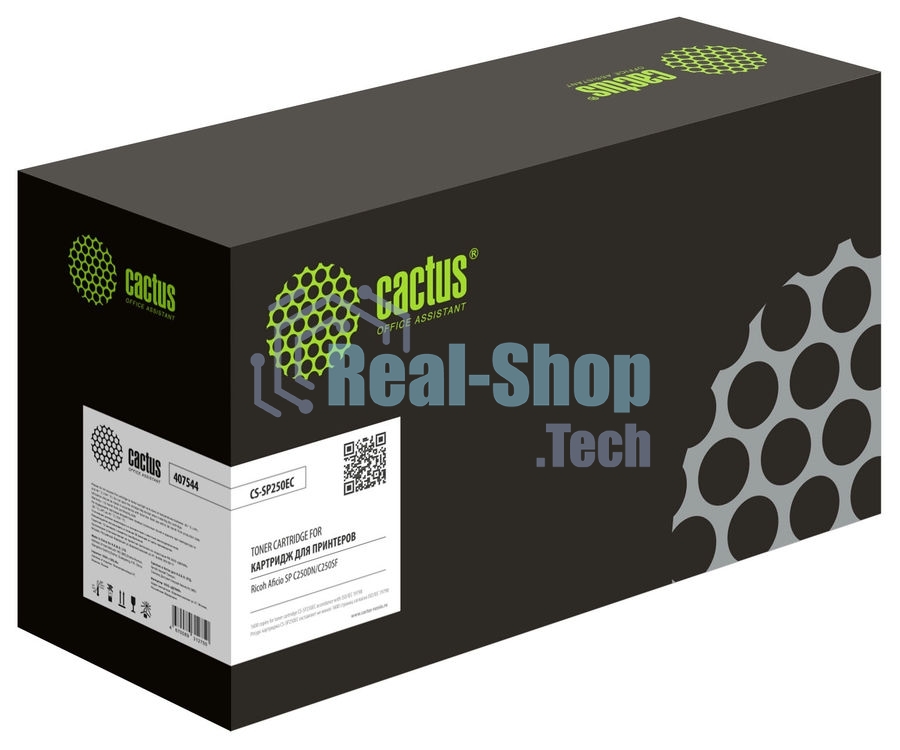 Картридж лазерный Cactus CS-SP250EC (407544) голубой (1600 стр.) для Ricoh Aficio SP C261SFNw