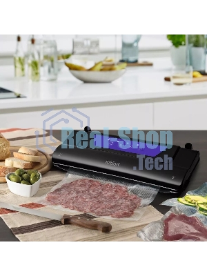 Вакуумный упаковщик Kitfort КТ-1528-1 110Вт черный/фиолетовый