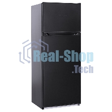 Холодильник Nordfrost NRT 141 232 черный двухкамерный 210/51 л морозилка сверху, капельная система