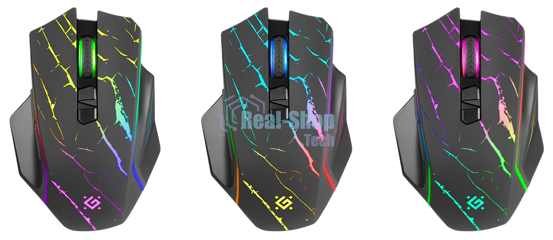 Мышь беспроводная Defender Uran GM-503 черный, 3200 dpi, радиоканал, USB, кнопки - 8