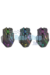 Мышь беспроводная Defender Uran GM-503 черный, 3200 dpi, радиоканал, USB, кнопки - 8