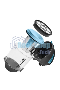 Пылесос Galaxy Line GL 6224 серый/голубой, 300/2400 Вт, уборка сухая, пылесборник контейнер, 2 л