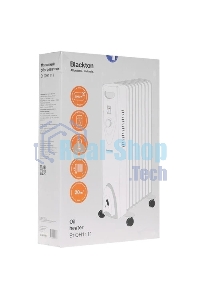Обогреватель масляный Blackton Bt OH1111 (9 секций), белый, 2000 Вт, 20 м2, механический термостат