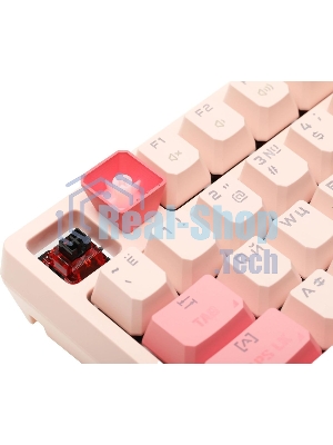 Клавиатура проводная A4Tech Bloody S87 Energy (S87 USB ENERGY PINK) USB розовый