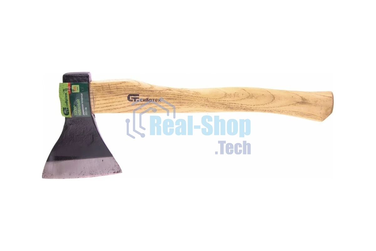 Топор Сибртех ТП11-06, 600 г, в сборе, кованый, деревянное топорище
