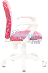 Кресло детское Бюрократ KD-W10AXSN малиновый Sticks 05 крестовина пластик пластик белый