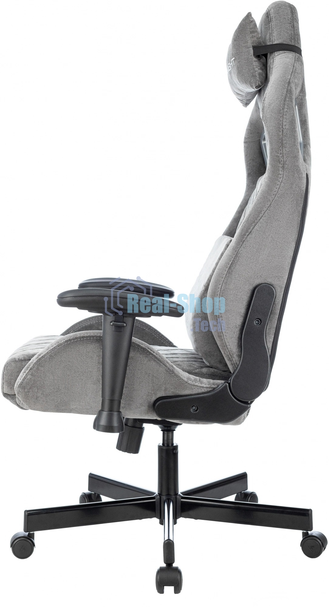 Кресло игровое Knight Outrider серый Light-19 крестов. металл