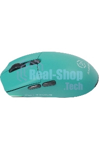 Мышь беспроводная/проводная Raskat MG006TR зеленый, 26000 dpi, радиоканал, Bluetooth, USB, кнопки - 6