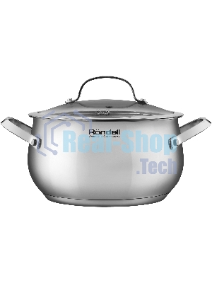 Кастрюля Rondell Calypso RDS-1671 3.8л. d=20см (с крышкой) сталь
