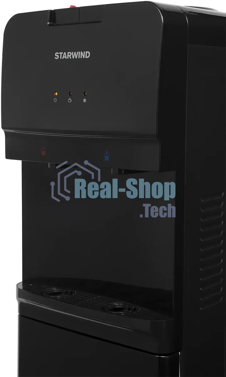 Кулер для воды Starwind SW-1005TEW, верхняя загрузка, нагрев 95 °С, охлаждение 10 °С, черный