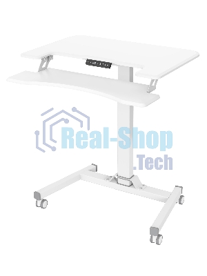 Стол для ноутбука Cactus VM-FDE103 столешница МДФ белый 91.5x56x123см (CS-FDE103WWT)