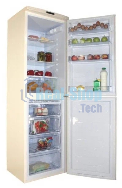 Холодильник DON R-297 BE бежевый мрамор двухкамерный 225/140л морозилка снизу