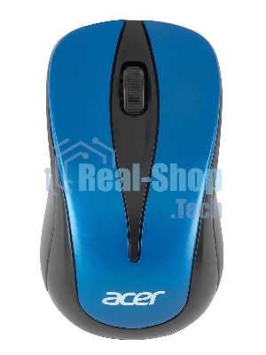 Мышь беспроводная Acer OMR132 синий/черный, 1000 dpi, радиоканал, USB, кнопки - 3