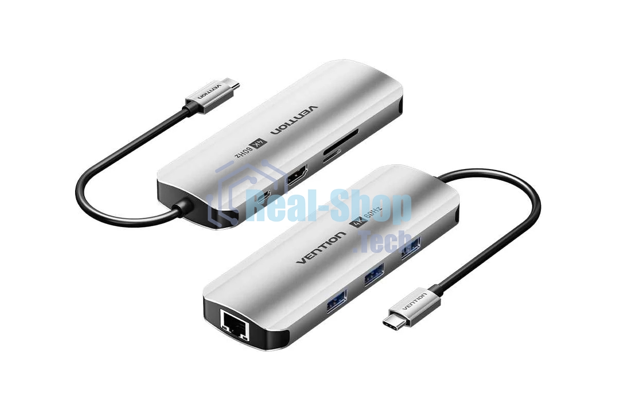 Мультифункциональный хаб Vention USB Type C 8 в 1