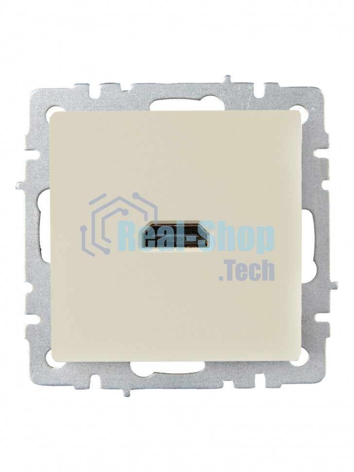 Розетка HDMI IEK BRITE РHDMI-0-БрКр бежевый