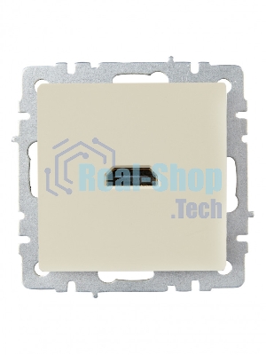Розетка HDMI IEK BRITE РHDMI-0-БрКр бежевый