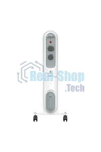 Обогреватель масляный Royal Clima ROR-P9-2000M (9 секций) белый, 2000 Вт, 25 м2, термостат