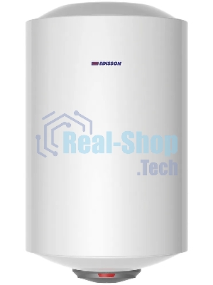 Водонагреватель Edisson ER 100 V 100л, 1,5 кВт, 220В, время нагрева 2ч 35 мин, габариты 450х1050х460мм, внутр. бак эмаль. вес 27кг.