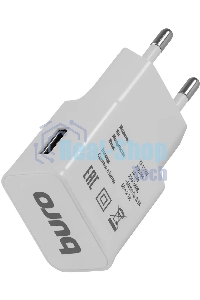 Сетевое зарядное устройство Buro TJ-159w 2.1A универсальное белый