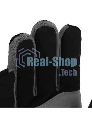 Перчатки универсальные Denzel двойные, работа с сенсорным экраном, вязаная манжета, размер 9