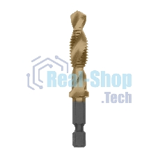 Сверло-метчик Denzel М10 х 1,5 мм, Р6М5