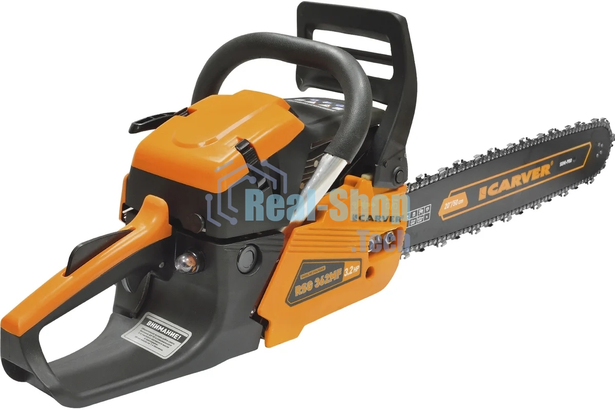 Пила бензиновая CARVER RSG 362MF [01.004.00061] (Металл.стартер, целлюлозный фильтр; 20
