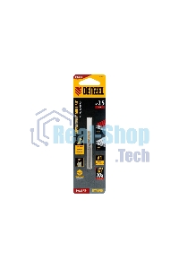 Сверло спиральное по металлу Denzel 2,5 x 57мм, Р6М5, Golden Tip, 2 шт.