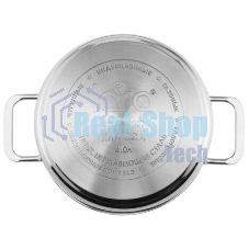 Набор посуды Lara LR02-81 Standart 6пр. LR02-81 Набор посуды Lara Standart (2.3 л + 4.5 л + 5.7 л) капсулированное индукционное дно, крышки