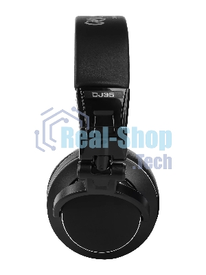 Проводные наушники Axelvox DJ35 черный, полноформатные
