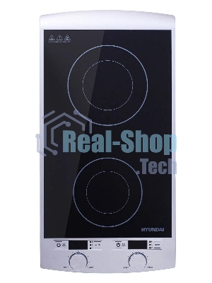Плита настольная электрическая Hyundai HYC-0103 серебристый/черный стеклокерамика (настольная)