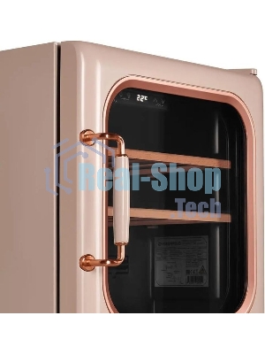 Винный шкаф Maunfeld MFWC-40SCH14 шампань, 40 л, 1 отсек, 14 бут., класс G