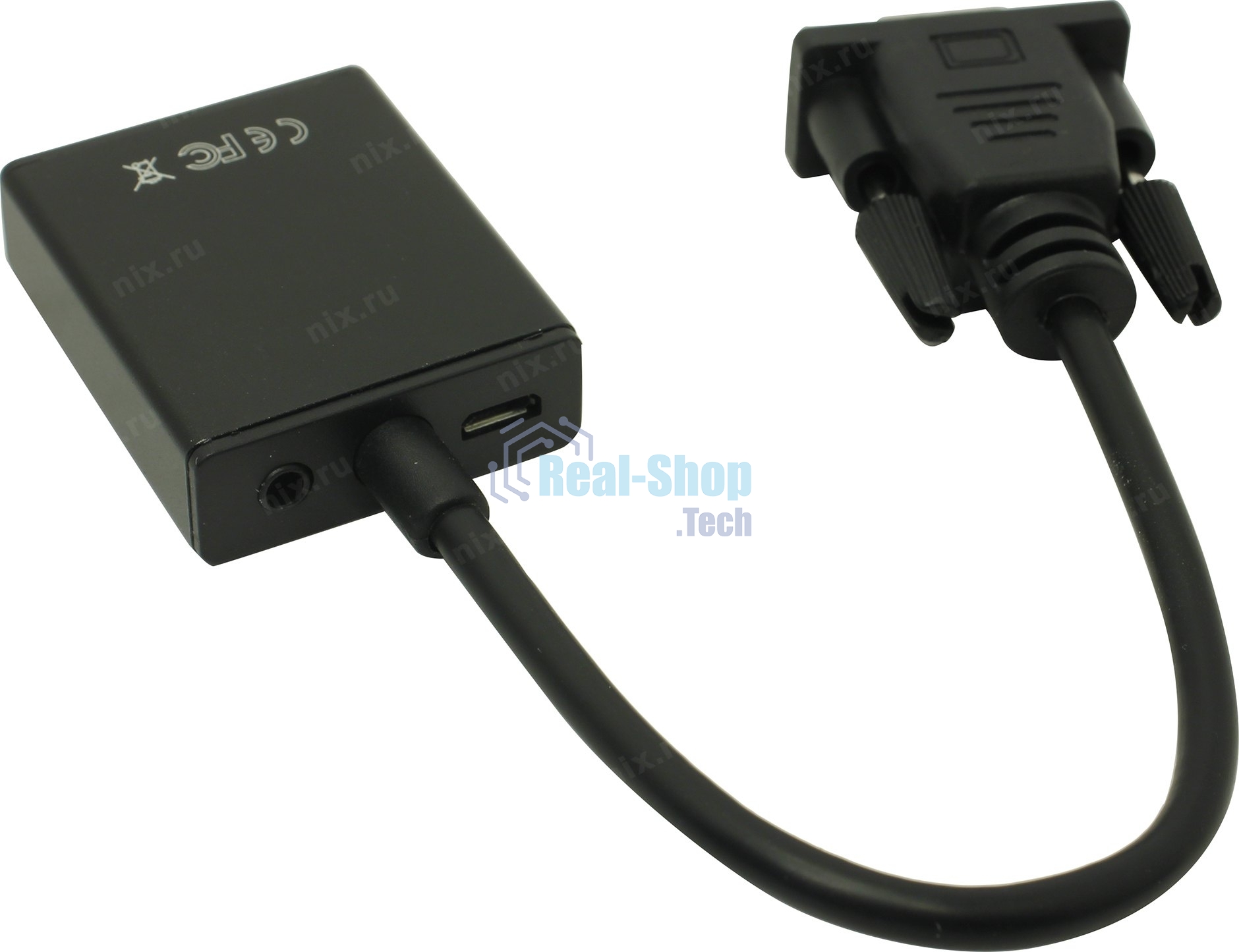 Конвертер Espada VGA + 3,5мм audio jack to HDMI, HCV0201 (44083)