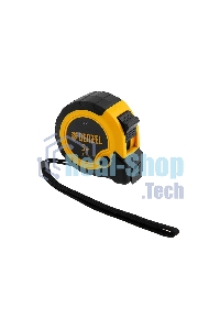 Рулетка 5м х 19мм, двухкомп. корпус, кнопка-пауза Denzel