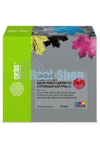 Картридж струйный Cactus CS-CL41 многоцветный (18 мл.) для Canon Pixma MP150/MP160/MP170/MP180/MP210/MP220/MP450/MP460/MP470/iP1200/iP1300/iP1600/iP1700/iP1800/iP190