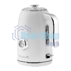 Чайник электрический Galaxy Line GL 0352, сливочный зефир, металл, 2200 Вт, 1,7 л