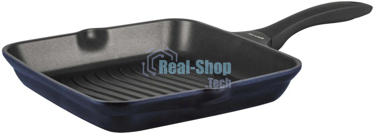 Сковорода-гриль Rondell Royal Blue RDA-1546, 28см, без крышки, синий