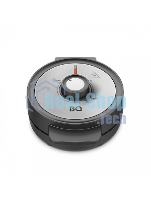 Вафельница BQ ST1010 черный/стальной, WAFFLE. Мощность: 1000 Вт, регулировка температуры от 40 до 230 °С, приготовление 5 вафель одновременно, антипригарное покрытие панелей Non-Stick PRO, равномерный нагрев, теплоизолированная ручка, противоскользящие но