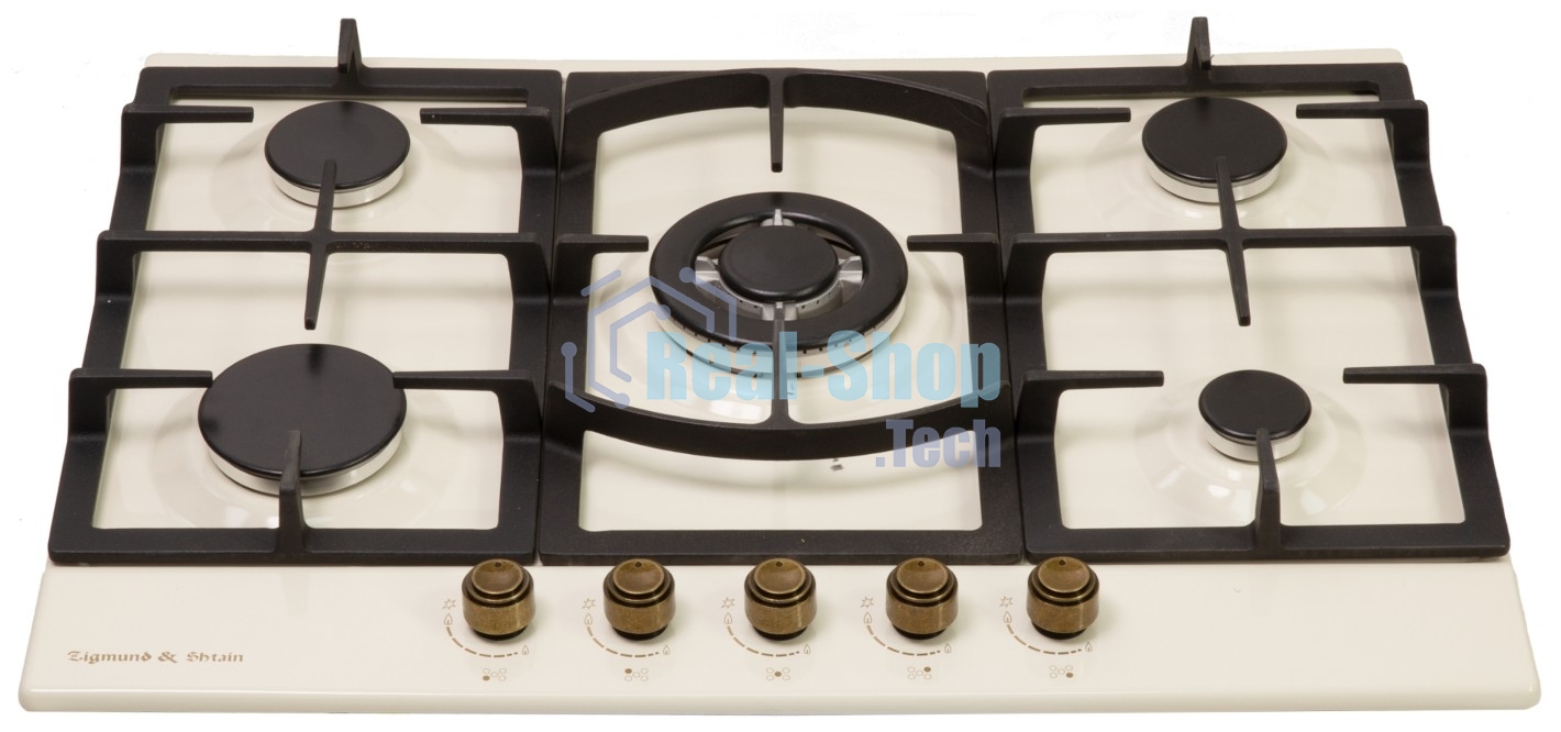 Газовая варочная панель Zigmund & Shtain G 16.7 X независимая, бежевый