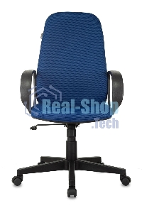 Кресло руководителя Бюрократ CH-808AXSN/TW-10 синий TW-10